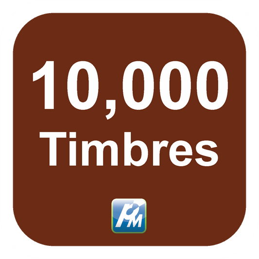 Aspel Timbres Fiscales - 10,000 Timbres - Aspel. Programas de México