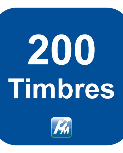 Aspel Timbres Fiscales - 200 Timbres - Aspel. Programas de México