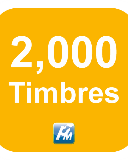 Aspel Timbres Fiscales - 2,000 Timbres - Aspel. Programas de México