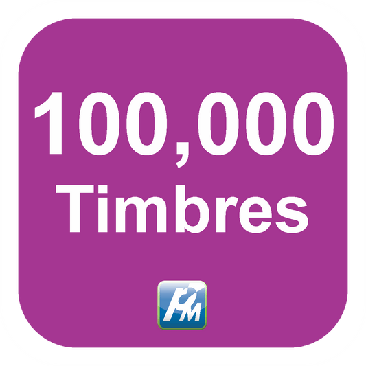Aspel - Timbres Fiscales - 100,000 Timbres - Aspel. Programas de México
