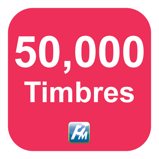 Aspel Timbres Fiscales - 50,000 Timbres - Aspel. Programas de México